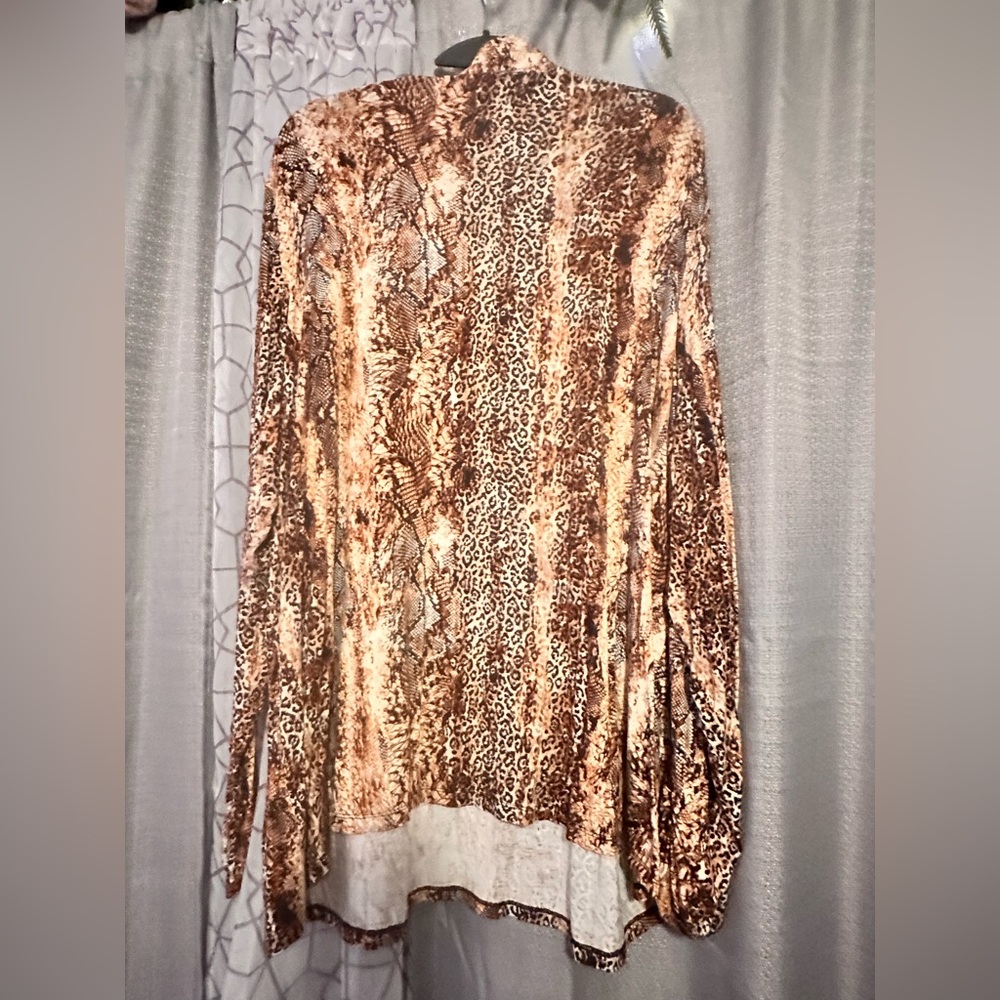 Snake Skin Mock Neck